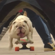 Illustration for article titled Skateboarding Bulldog Sets New World Record